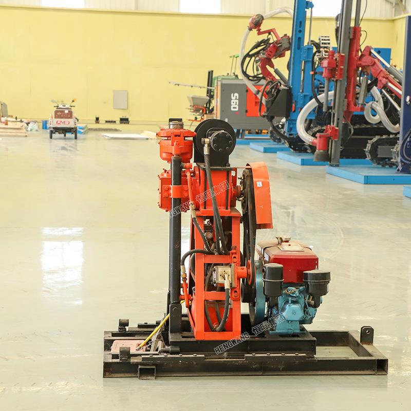 家用小型打井机小型勘探钻机50型小钻机便携取样岩心钻机轻便钻机