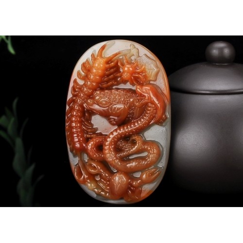 玉石皮带扣天然黄龙玉五毒腰扣正品玉腰挂件男款腰佩皮带扣