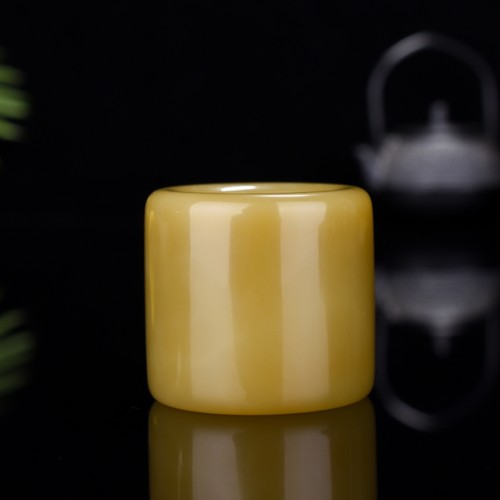 天然新疆和田玉糖玉扳指戒指和田玉扳指指环男女款戒指扳指玉扳指