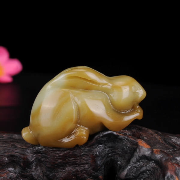 和田玉十二生肖兔吊坠鼠牛虎兔龙蛇马羊猴鸡狗猪男女玉佩玉吊坠