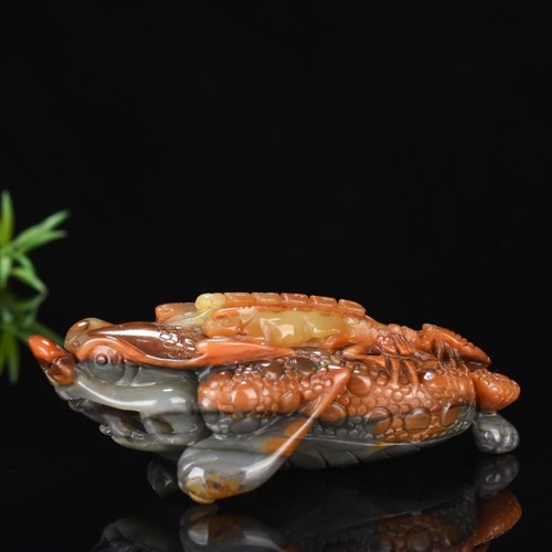 新品正品黄龙玉五毒手把件男女款玉石百毒不侵把玩件挂件小摆件