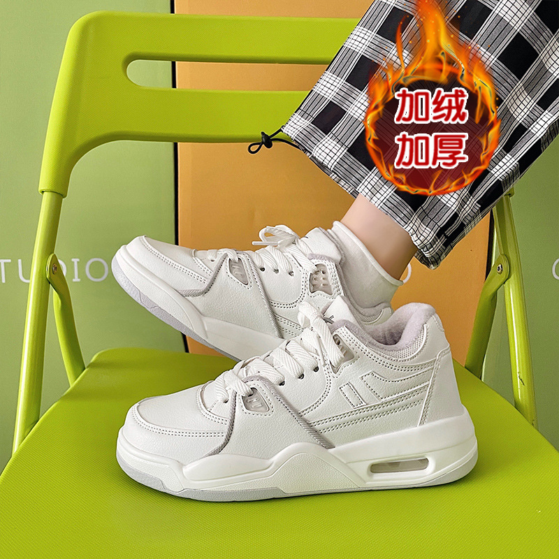 原宿风百搭加绒运动鞋男棉鞋