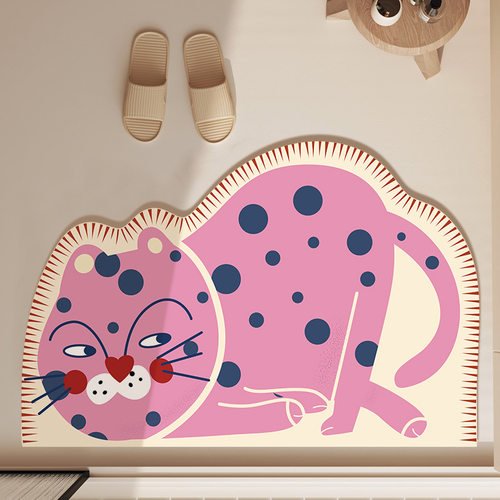 MOMO HOME家居卡通地垫吸水卫生间可爱浴室地毯防滑家用厕所门口