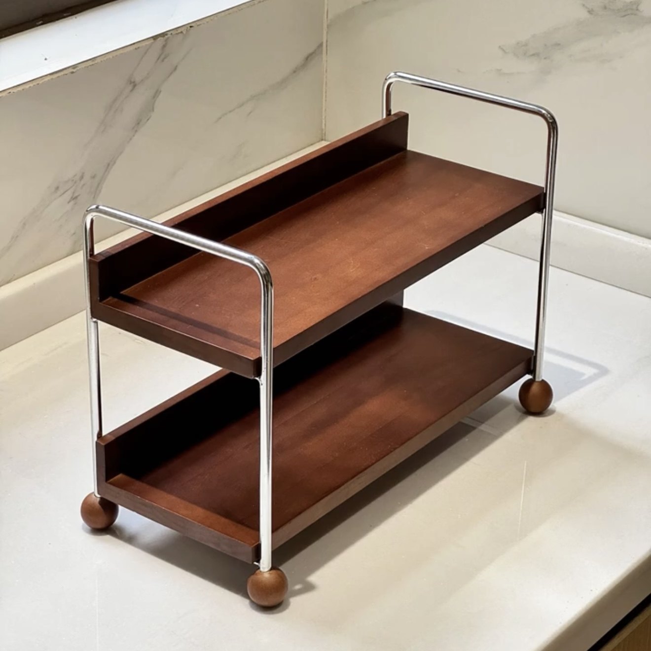 MOMO中古风置物架家用厨房调料架实木多功能台面杯子收纳架多层整,厨房/烹饪用具,调料置物架,淘宝优惠券,粉丝福利购,淘宝优惠卷