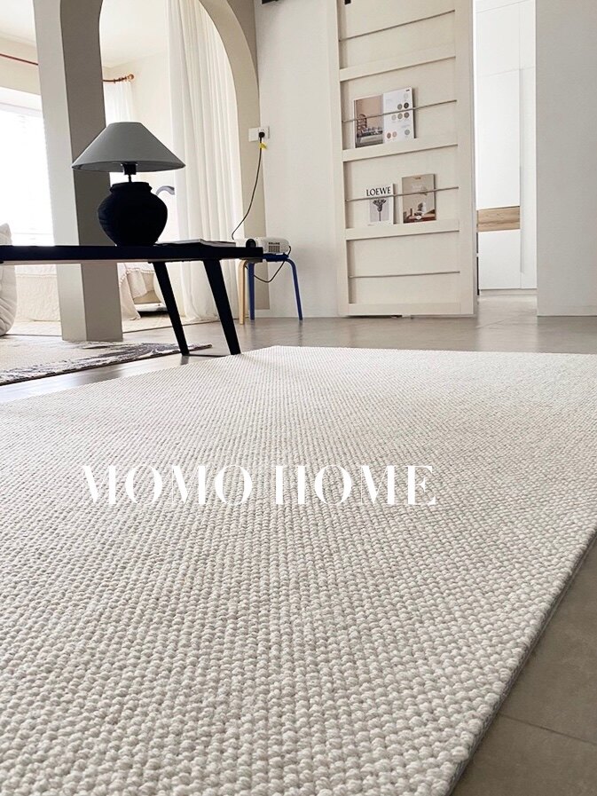 MOMO HOME家居进口羊毛地毯加厚简约满铺大面积客厅YM