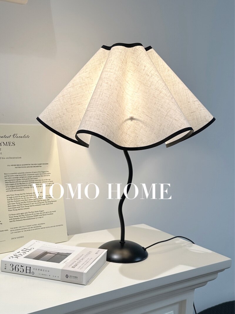 MOMO HOME家居一体花瓣式台灯花形意式台灯美式北欧风伞型台灯