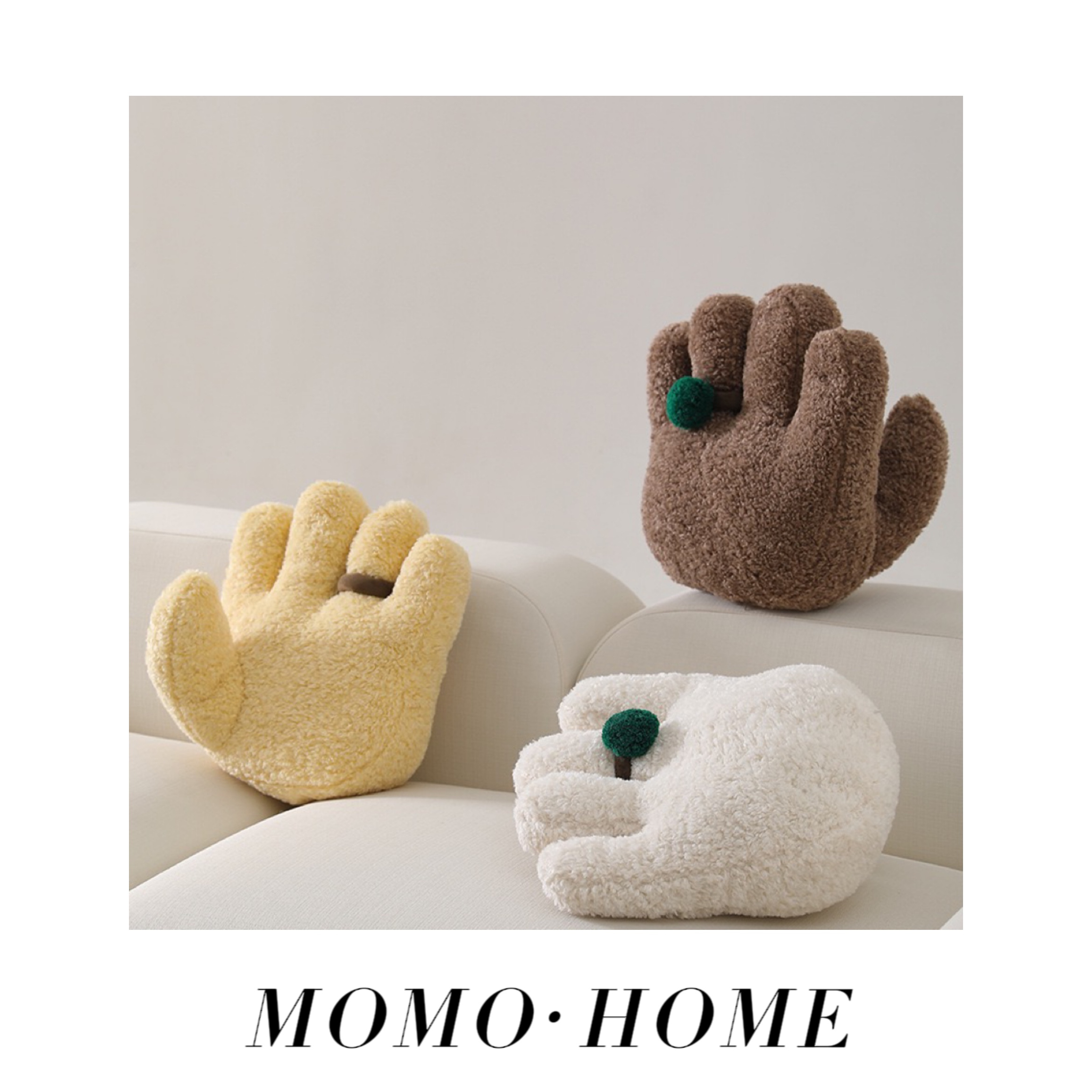MOMO 新品Marry Me异形手掌抱枕含芯创意感家居靠垫趣味柔软