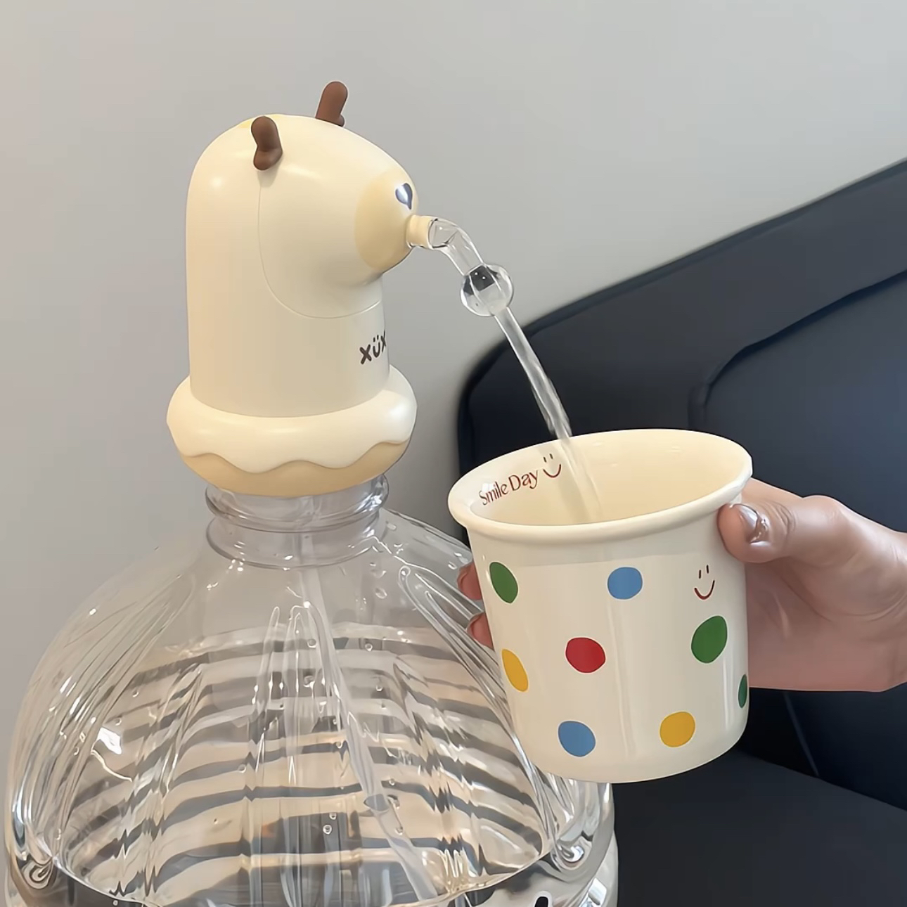 MOMO HOME家居桶装水抽水器电动压水器纯净饮水机矿泉水泵吸水