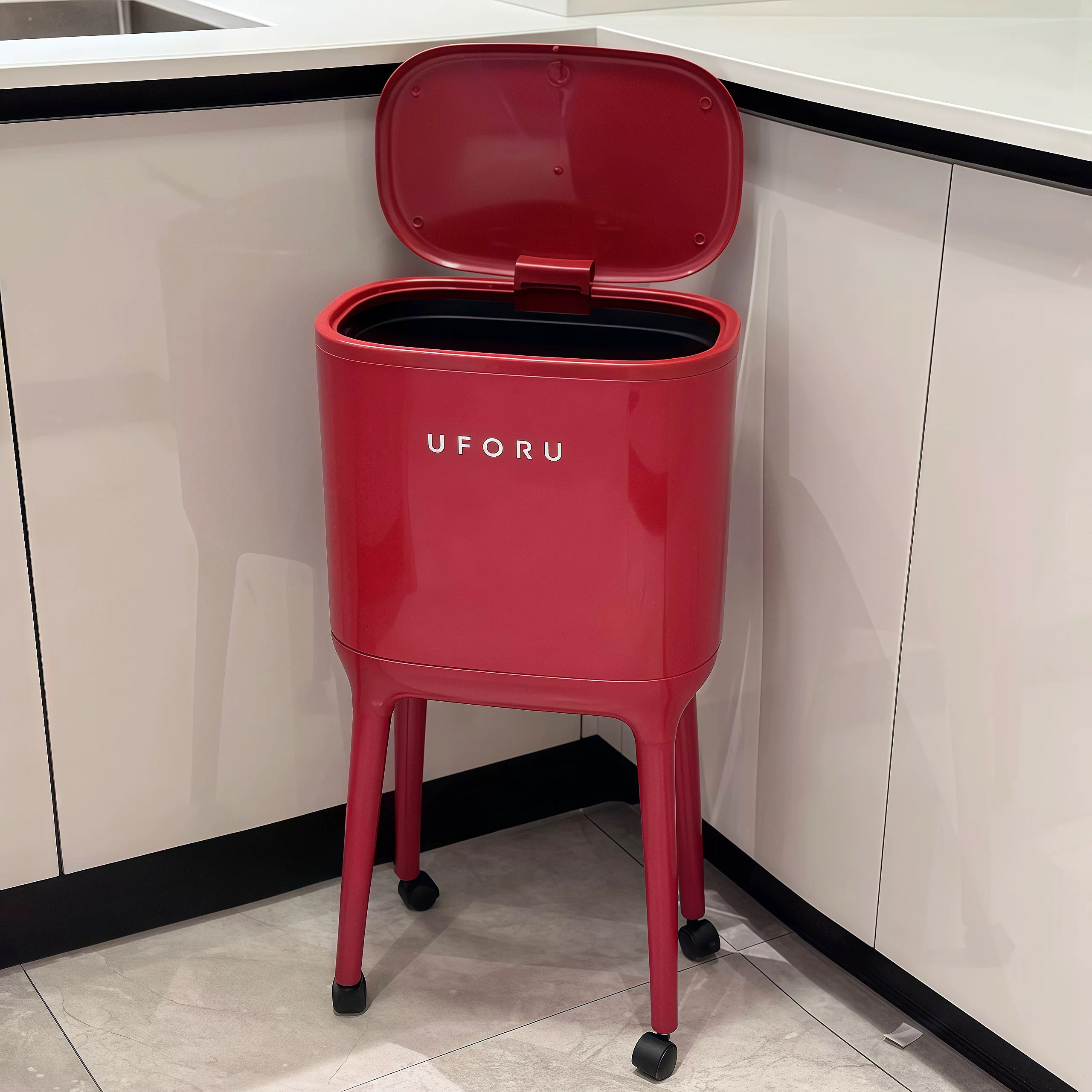 垃圾桶轻奢高级感家用免弯腰厨房