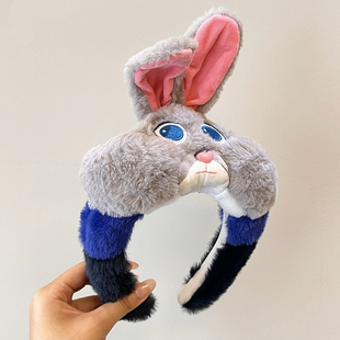 MOMO HOME家居网红花栗鼠维尼熊发箍女洗脸头箍卡通搞怪草莓熊