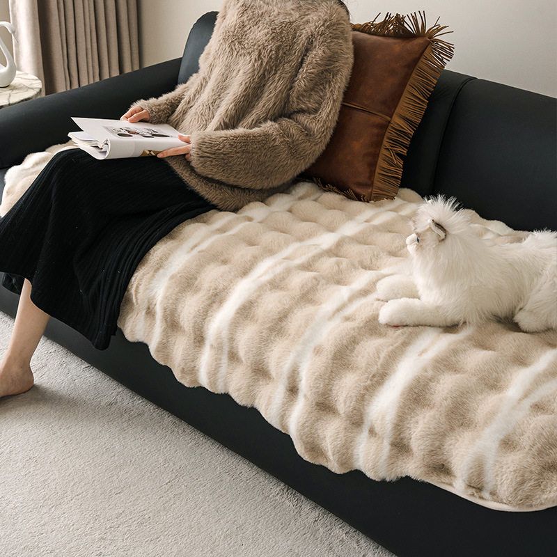 异形不规则沙发垫秋冬加厚毛绒