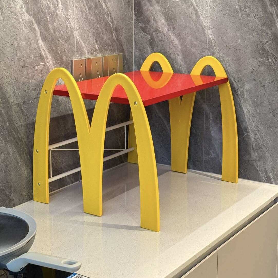 MOMO厨房烤箱多功能微波炉收纳架家用省空间层架置物架免打孔支架