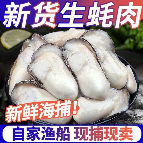 乳山鲜活现剥牡蛎肉商用批发