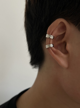 简约小众设计新款潮无耳洞耳夹男生轻奢高级感耳钉耳骨夹女士耳扣