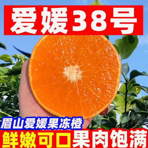 四川爱媛38号果冻橙5斤包邮爱媛手剥甜橙子新鲜当季水果整箱