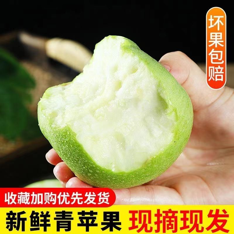 正宗青苹果5斤整箱新鲜孕妇水果丑苹果2包邮5陕西非王林苹果