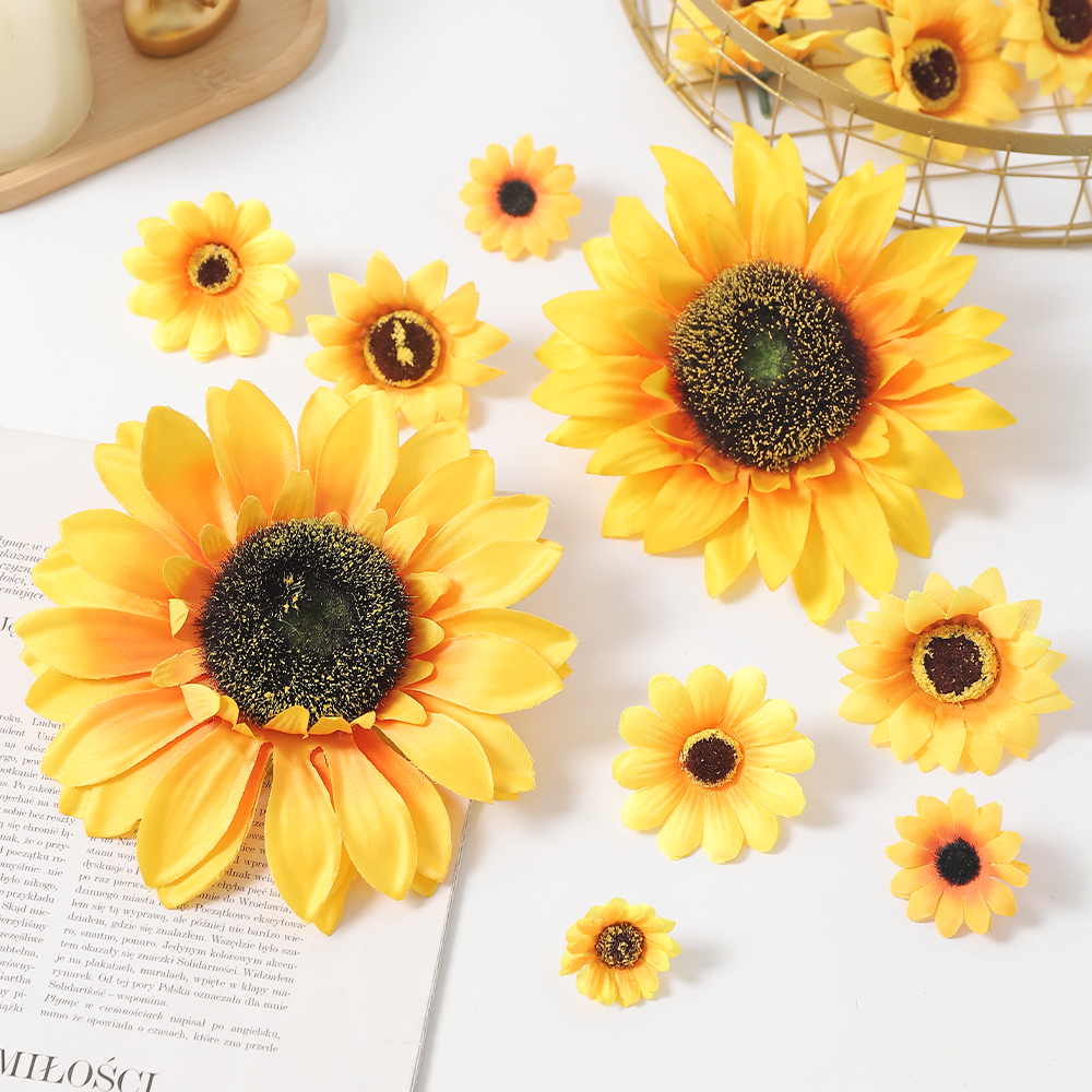 向日葵仿真花朵假花绢花太阳花
