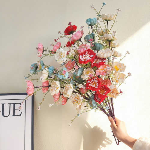轻奢高端杜鹃花仿真花摆设