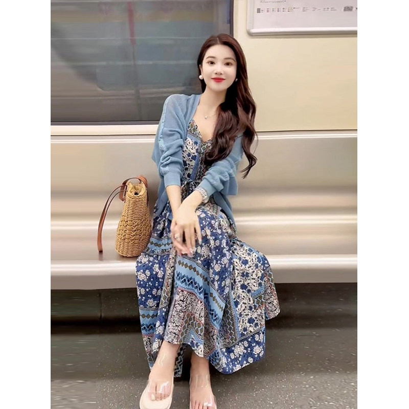 今年流行漂亮套装长裙女