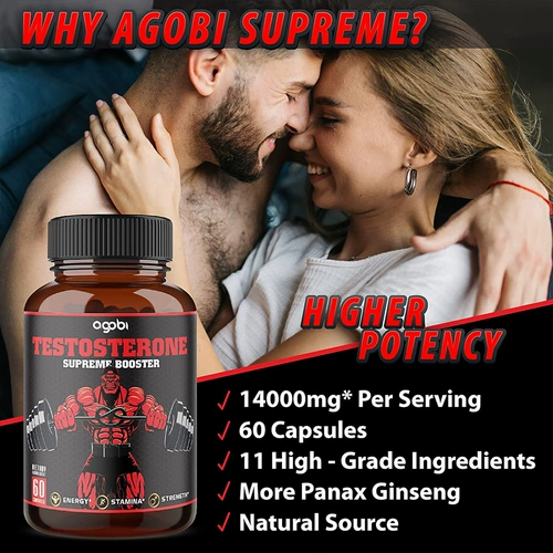 Американская прямая почтовая рассылка Agobi Testosterone Men's Testosterone Дополнение 11 Действительные растительные капсулы 60 капсул
