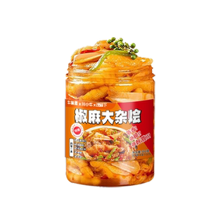 椒麻大杂烩脆卤无骨鸡爪贡菜速食麻辣酸辣麻椒零食休闲小吃食品