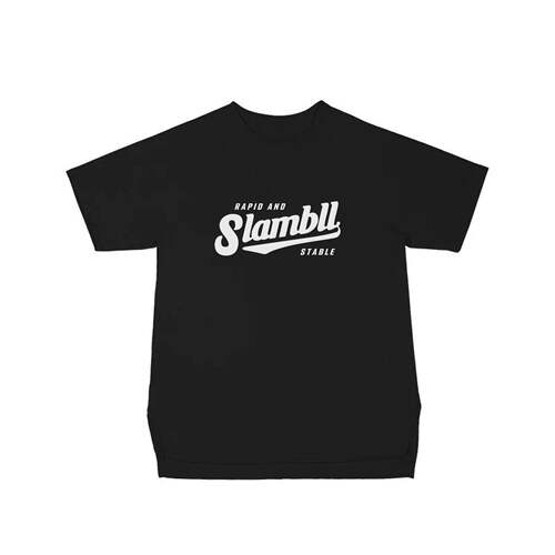 SLAMBLE速干透气短袖男投篮服潮美式字母印花T恤夏季运动速干衣