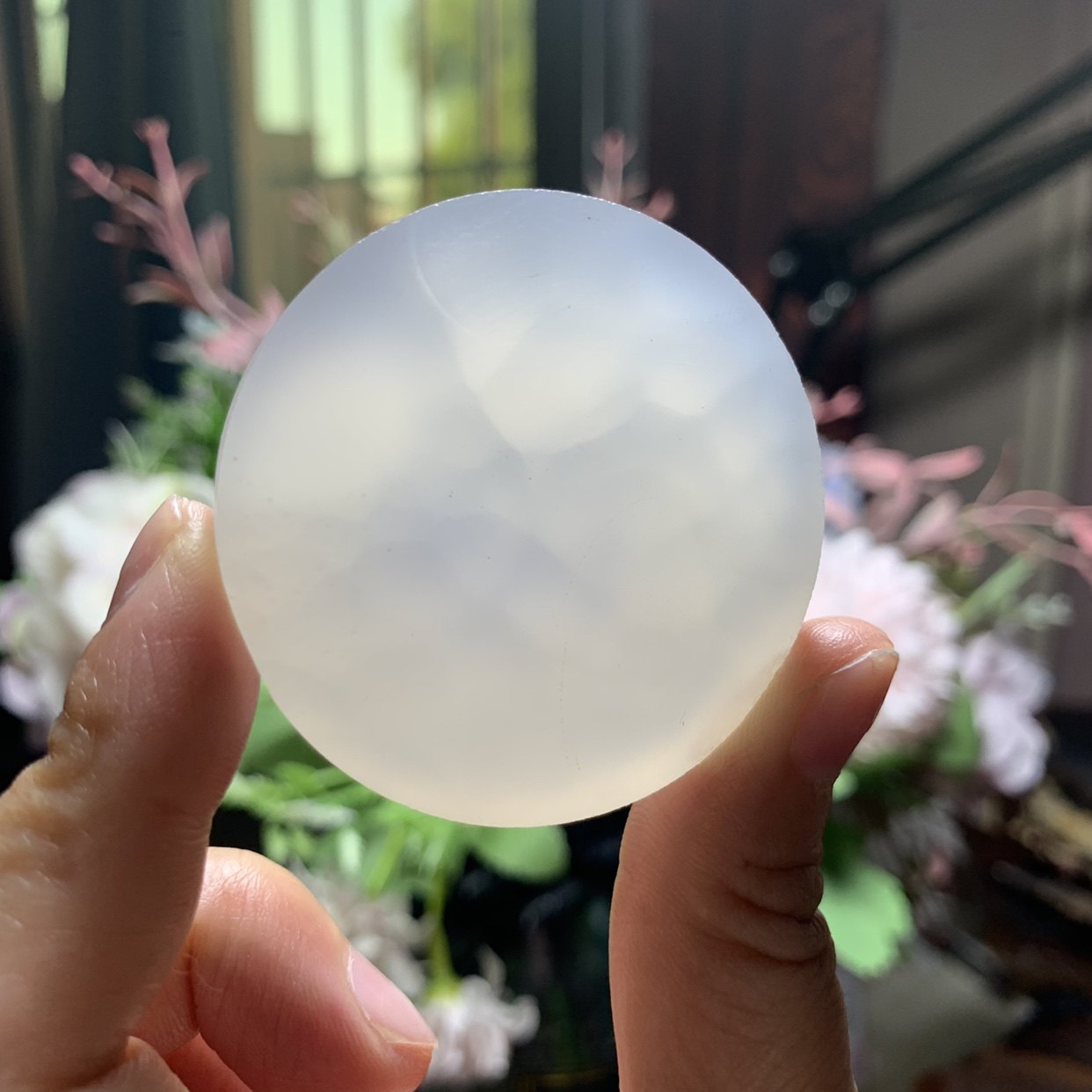 私人订制玛瑙 平安扣手镯心 可当车挂吊坠