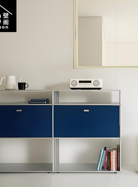 壁阁DOB柜韩国Flat Point模块组合餐边柜金属铝材客厅置物收纳柜