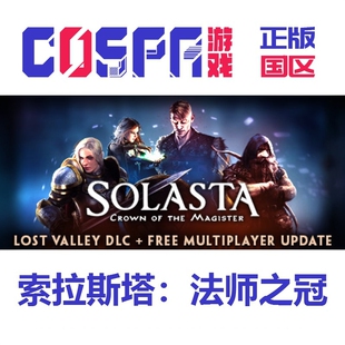 steam 正版 国区 激活码 游戏 索拉斯塔 法师之冠 Solasta 中文