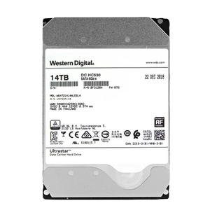 WD西部数据企业级硬盘西数4T8T10T16T18T20T服务器NAS HC550 320