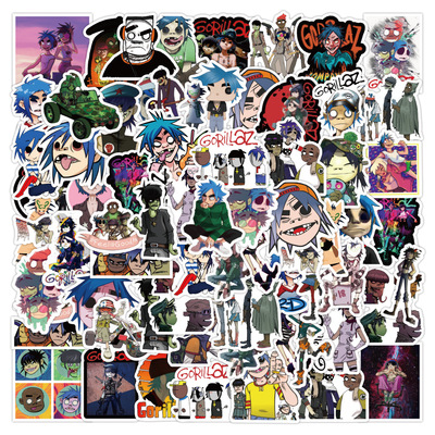 街头顽童Gorillaz贴纸卡通动画