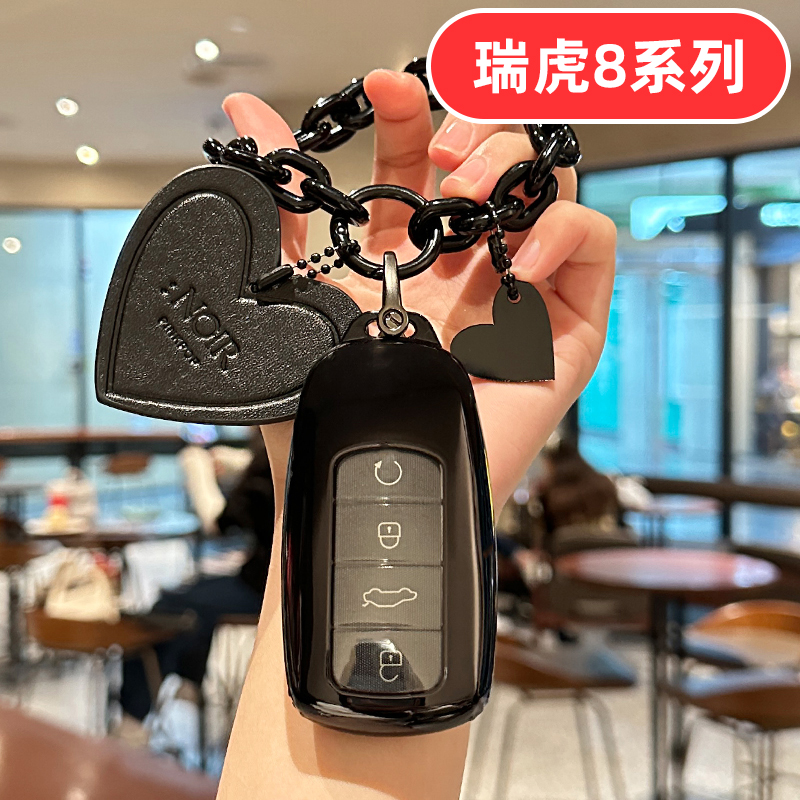 适用25款奇瑞2025瑞虎8PRO钥匙套8女士8PLUS可爱8L卡通专用女款壳