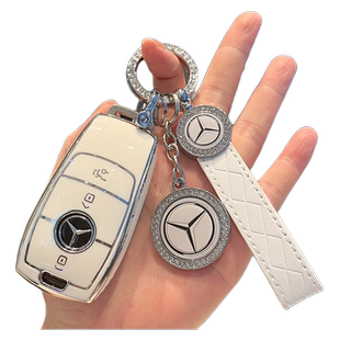 适用于奔驰GLA220 GLA200钥匙套女士可爱全包高档卡通高端女款男