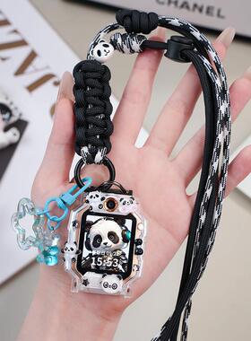 适用小天才W2123AC儿童手表D3表带D3S挂套Z7S保护壳Q1C表链Y7吊绳