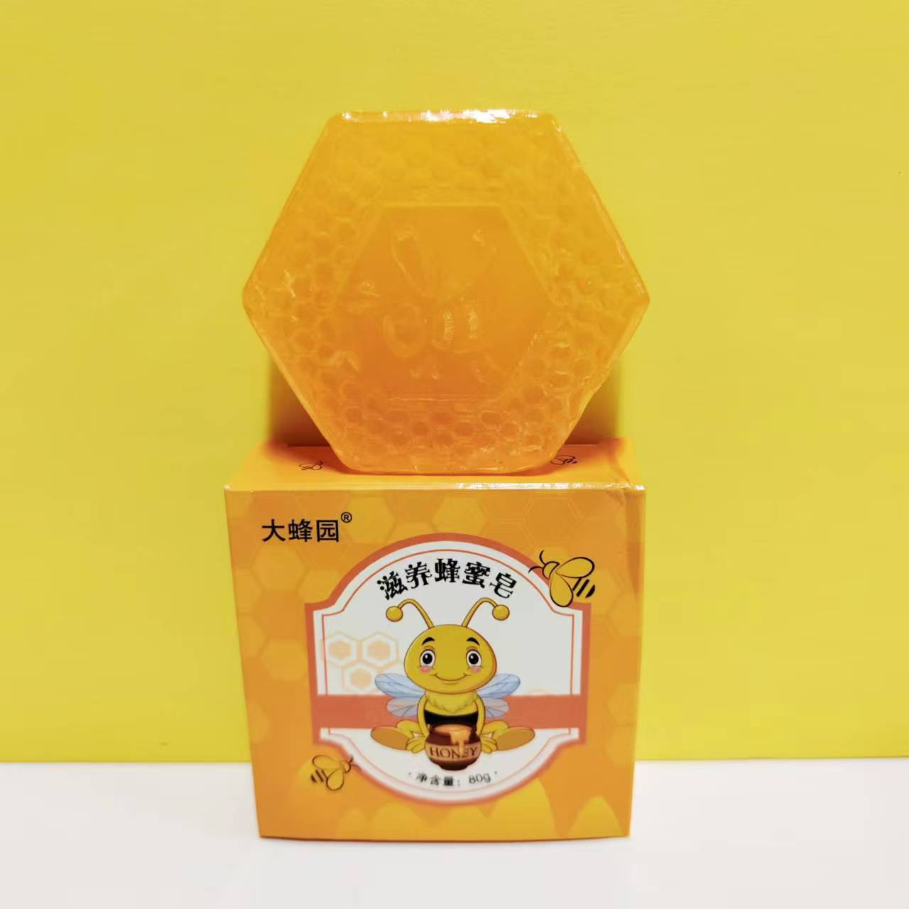 27年后 天然手工蜂蜜皂80g滋养润肤精油皂洗脸沐浴六边型蜂胶香皂