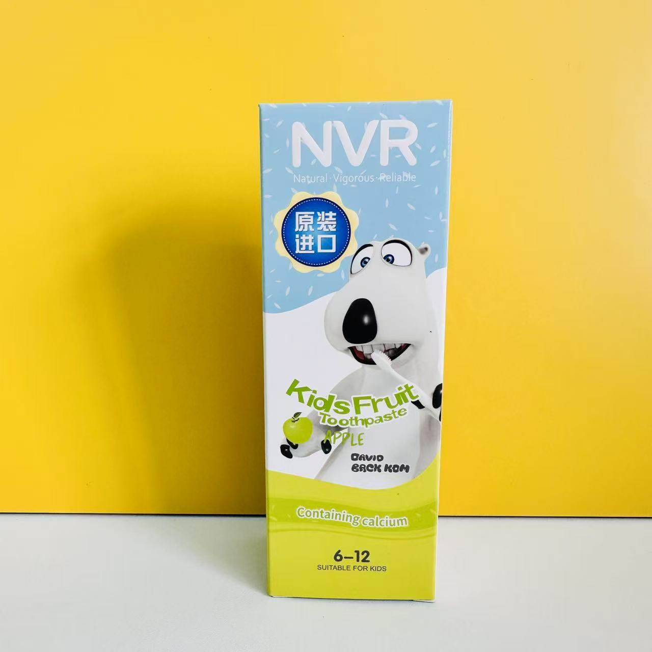 27年11月 韩国进口60g装儿童牙膏6-12岁 苹果味无氟