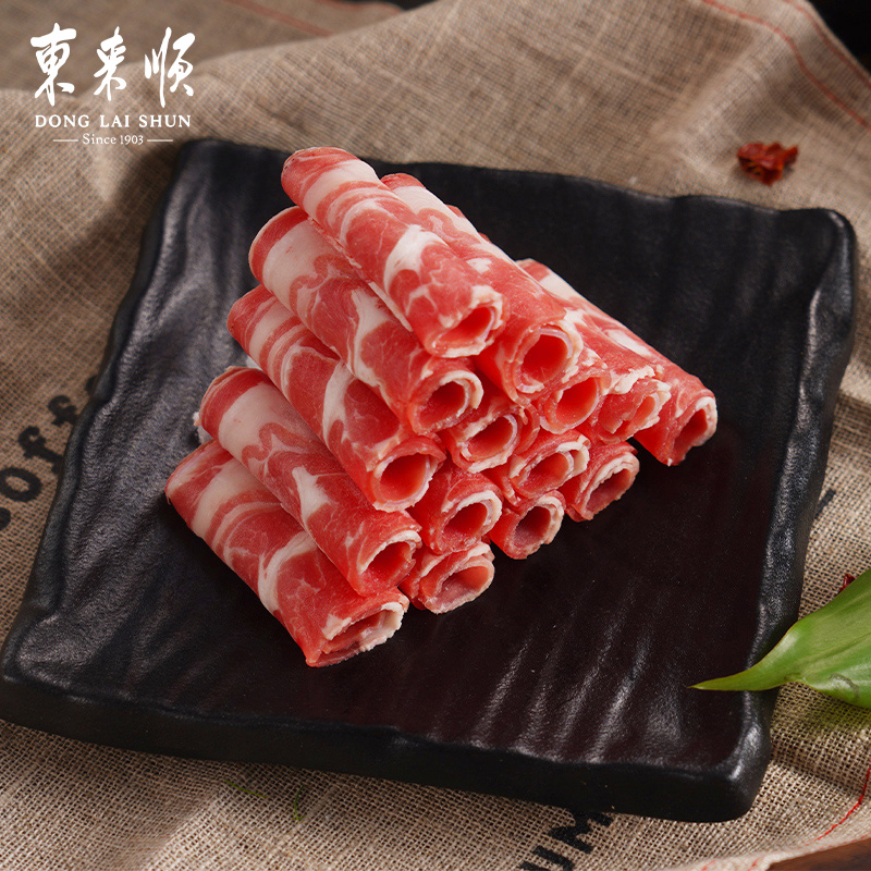 东来顺原切肋排羊肉片