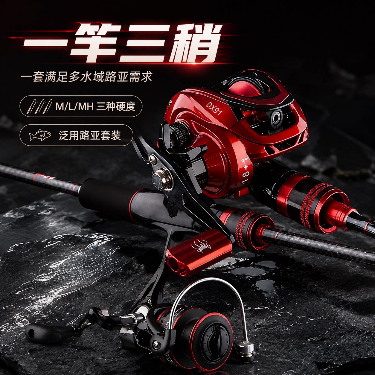 ROLLFISH路亚竿碳素远投鱼竿图片