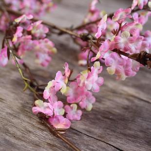 红色禅意小碎花真花白色干支假花卉居家茶楼书房软装 新中式 饰