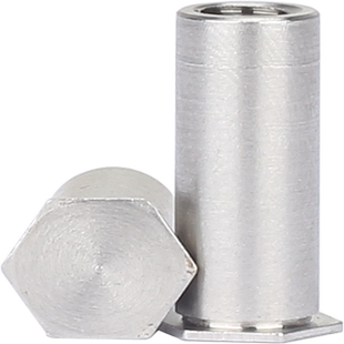 304不锈钢盲孔压铆螺母柱加大加厚钣金压卯螺柱BSOS-3.5M2.5M3M4