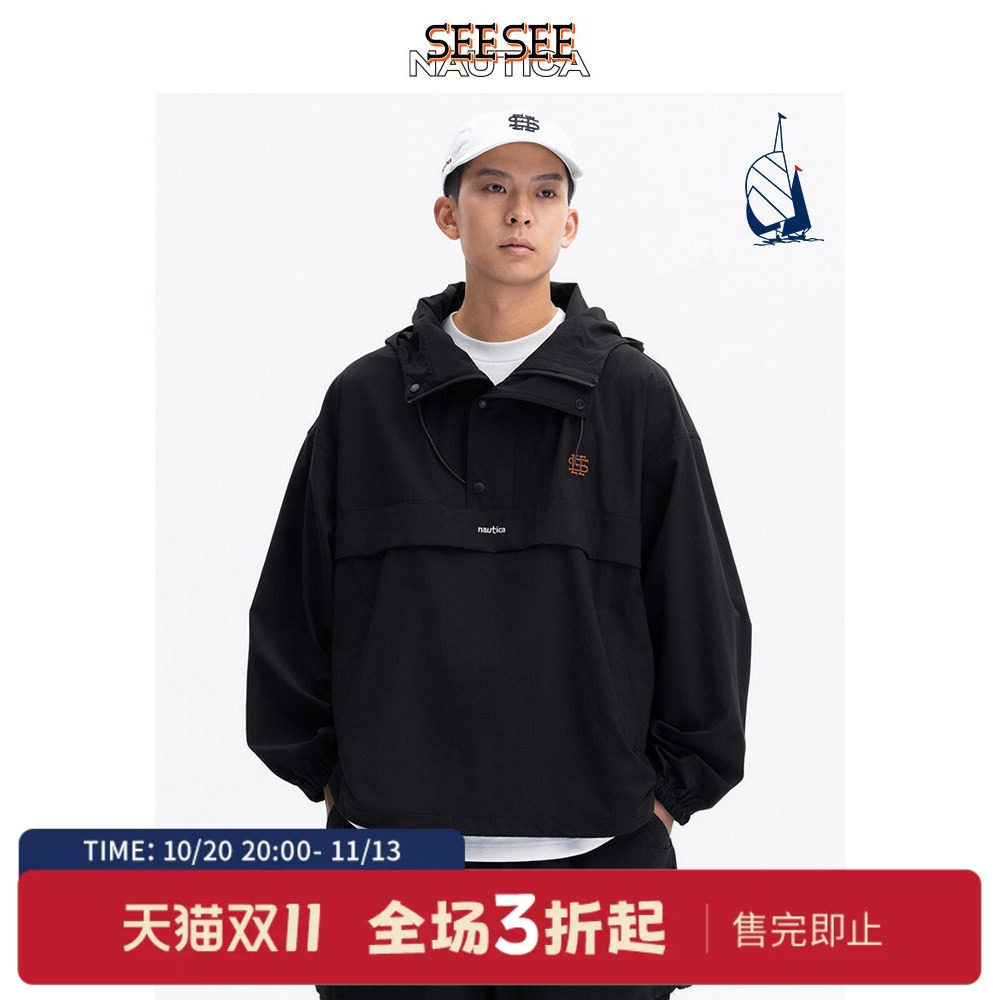 【联名】nautica × SEESEE联名日系中性薄夹克外套