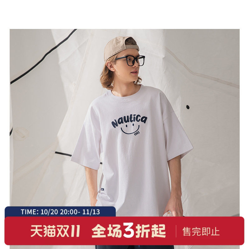 nauticawhitesail圆领T恤