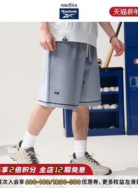【联名系列】nautica白帆 x Reebok日系学院风针织短裤RBKW5248