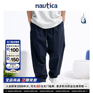 nautica白帆 PW4124 日系中性户外宽松休闲舒适休闲裤 官方正品