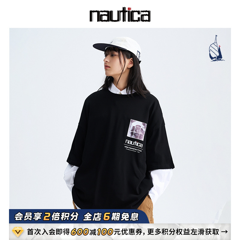 nauticawhitesail潮短袖