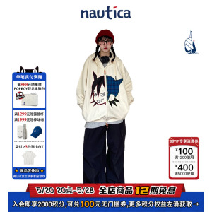 【龙年限定】nautica×JUN INAGAWA联名日系中性嘻哈卫衣JIKW4102