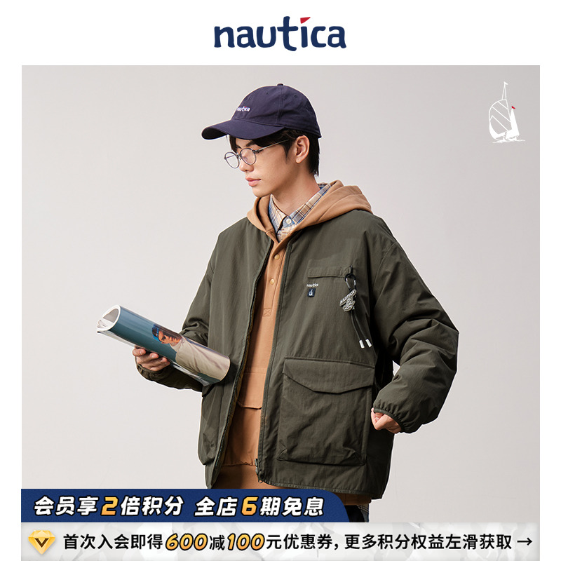 nauticawhitesail户外休闲棉衣