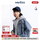 nautica白帆 官方正品 日系中性潮流两穿牛仔夹克外套41JW06