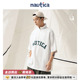 LOGO半拉链短袖 日系中性经典 nautica白帆 PoloKW4253 明星同款