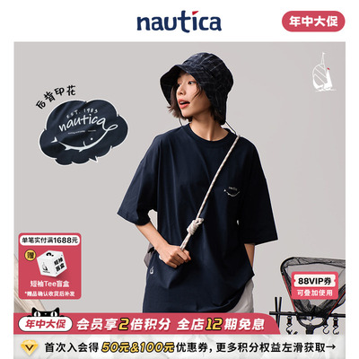nauticawhitesail短袖圆领T恤